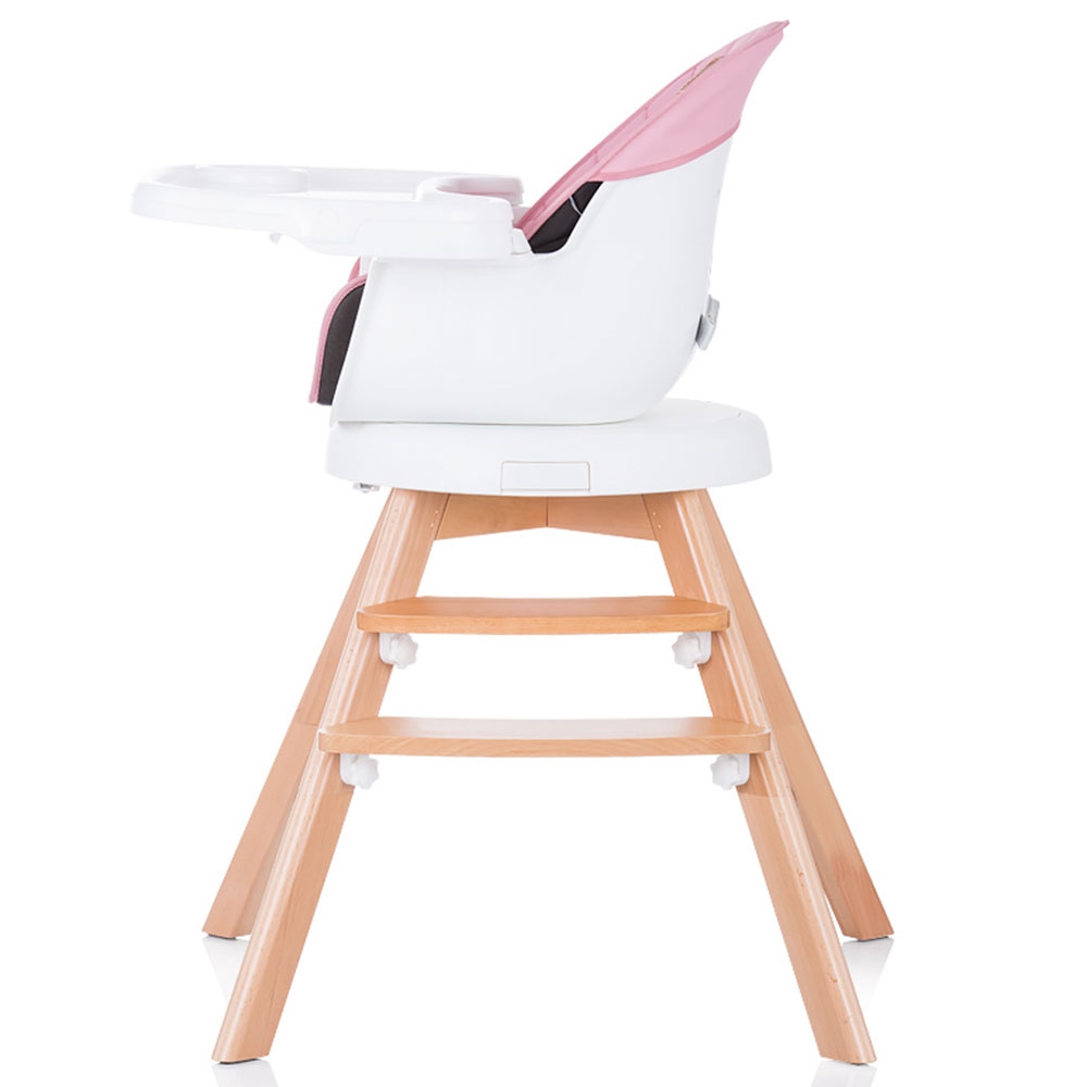 Scaun de masa cu sezut rotativ chipolino rotto 3 in 1 orchid