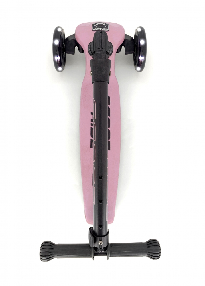 Trotineta copii pliabila cu roti luminoase Scoot Ride HighwayKick 3 Rose - 2 | YEO