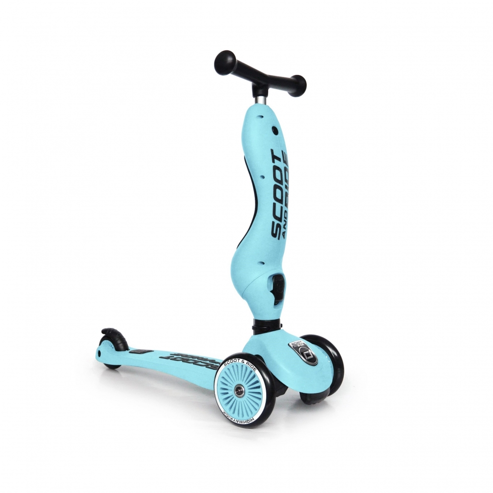 Trotineta copii transformabila 2 in 1 Scoot Ride HighwayKick 1 Blueberry