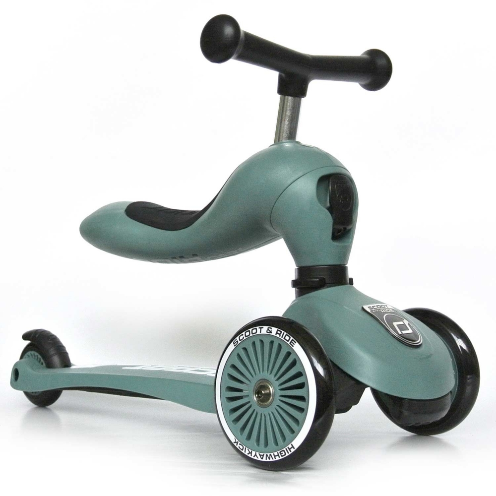 Trotineta Copii Transformabila 2 In 1 Scoot Ride Highwaykick 1 Forest