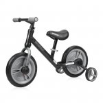 Bicicleta de tranzitie 2 in 1 Energy cu pedale si roti auxiliare Black & Grey