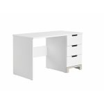 Birou cu depozitare Pinio Mini 60x120 cm lemn de pin alb/gri
