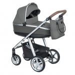 Carucior Espiro 2 in 1 cu roti din spuma EVA Next Manhattan 210 New York Graphite 2020