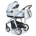 Carucior multifunctional 2 in 1 cu roti din spuma EVA Espiro Next Avenue 101 Frozen Grey 2020