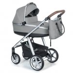 Carucior multifunctional 2 in 1 cu roti din spuma EVA Espiro Next Avenue 107 Grey Dove 2020