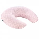Perna pentru alaptat 2 in 1 Nursing Pillow Pink Clover