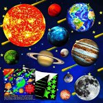 Set planete fosforescente Untold Planets sistemul solar si stele 220 piese