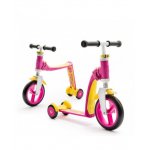 Trotineta copii transformabila 2 in 1 Scoot & Ride Highwaybaby+ roz/galben