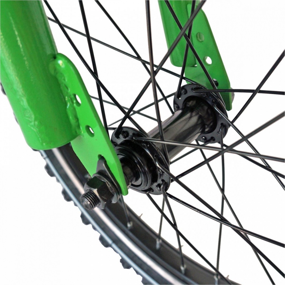 Bicicleta Carpat C1401C 14 V-Brake cosulet si roti ajutatoare 3-5 ani verdenegru - 3