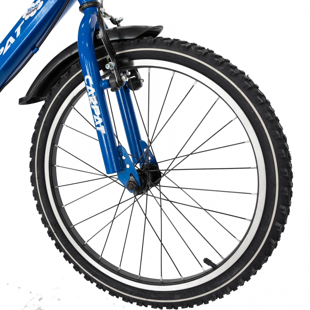 Bicicleta Carpat C2001C 20 V-Brake cu cosulet 7-10 ani albastrunegru - 6