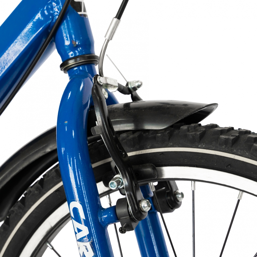 Bicicleta Carpat C2001C 20 V-Brake cu cosulet 7-10 ani albastrunegru - 8