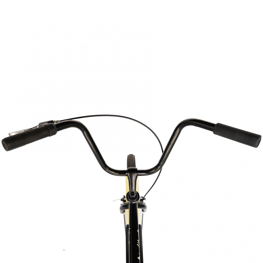 Bicicleta City 26 Carpat Liberta C2693A cu cadru de otel negrucrem - 8