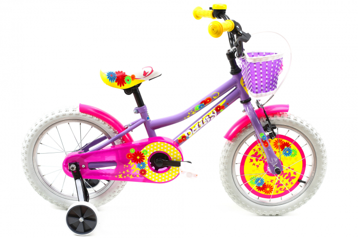 Bicicleta copii Dhs 1602 roz 16 inch DHS imagine noua