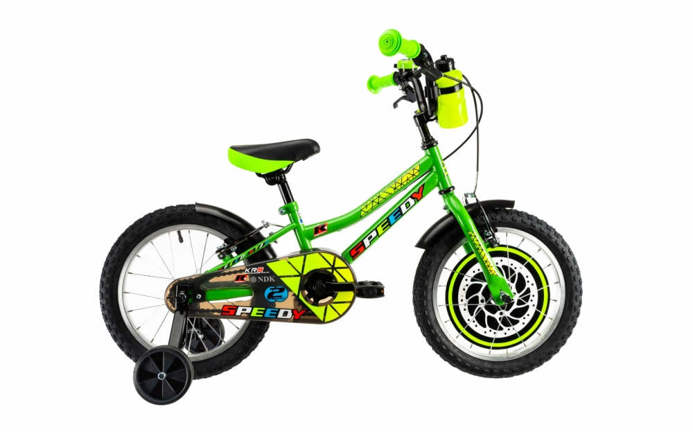 Bicicleta copii Dhs 1603 verde 16 inch DHS imagine noua