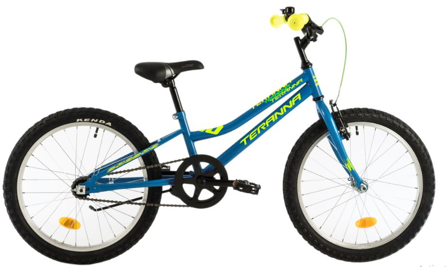 Bicicleta copii Dhs Terrana 2001 albastru galben 20 inch DHS imagine noua responsabilitatesociala.ro