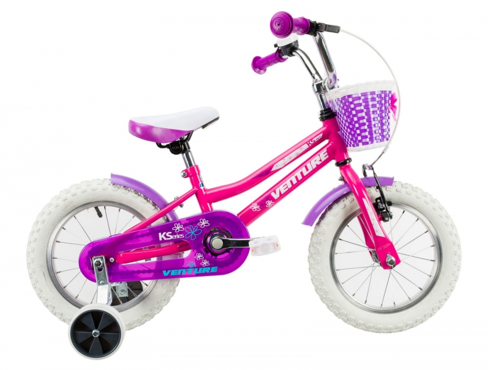 Bicicleta copii Venture 1418 roz 14 inch nichiduta.ro