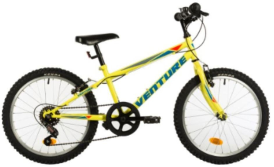 Bicicleta copii Venture 2017 galben 20 inch
