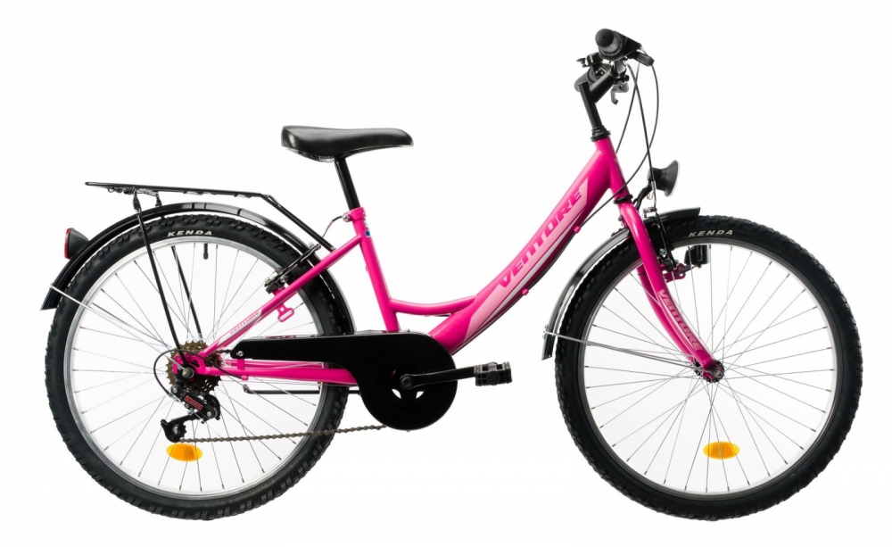 Bicicleta copii Venture 2418 roz 24 inch nichiduta.ro imagine noua