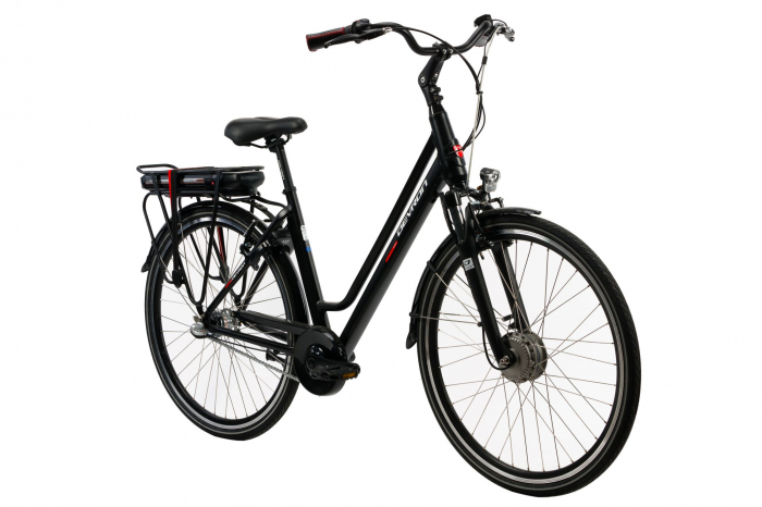 Bicicleta electrica Devron 28122 M negru 28 inch Devron imagine noua