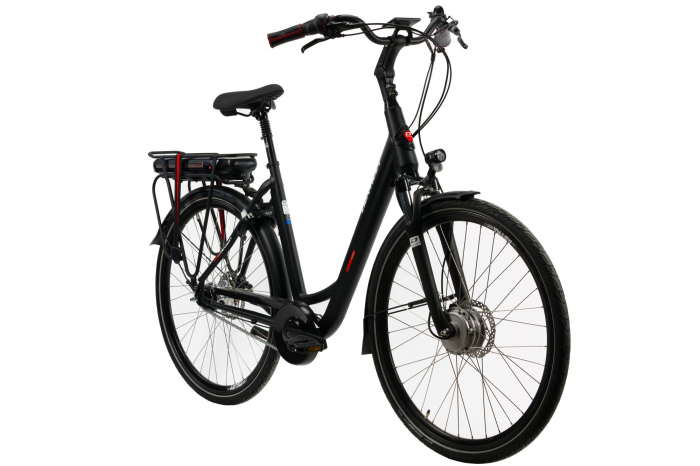 Bicicleta electrica Devron 28126 negru L 28 inch Devron imagine noua