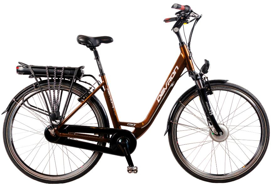 Bicicleta electrica Devron 28128 530 mm Hot Chocolate 28 inch Devron imagine noua