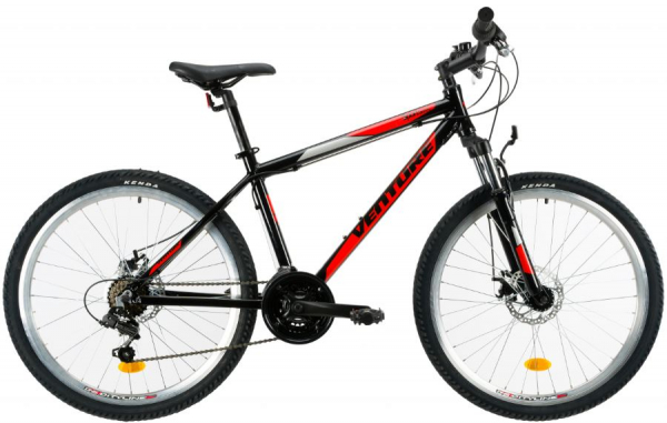 Bicicleta Mtb Venture 2621 L negru rosu 26 inch nichiduta.ro imagine noua