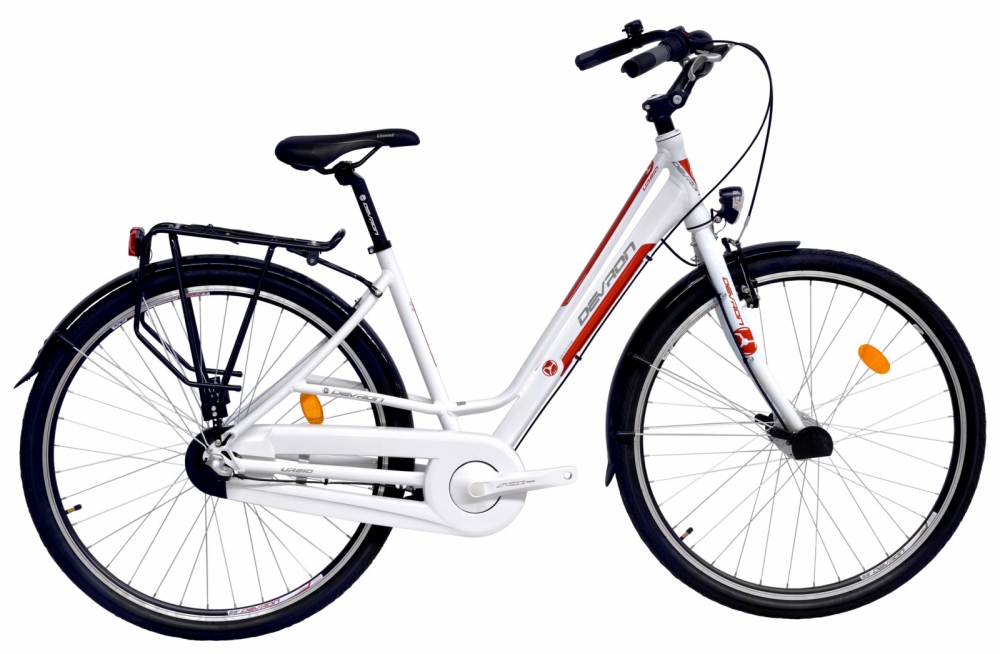 Bicicleta oras Devron Urbio Lc1.8 L Crimson White 28 inch Devron imagine noua