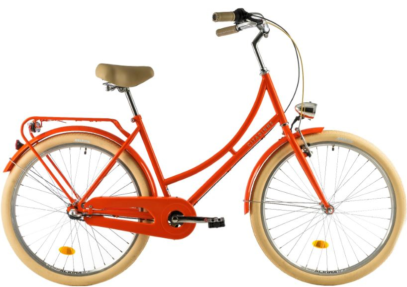 Bicicleta oras Dhs Citadinne 2634 460 mm portocaliu 26 inch DHS imagine 2022