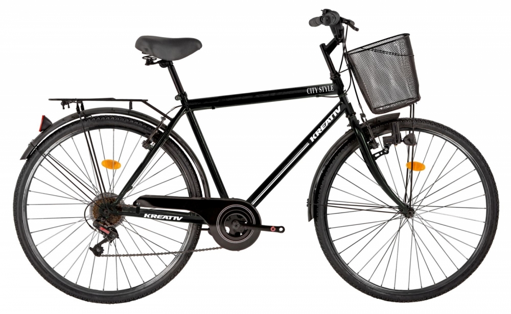 Bicicleta oras Kreativ 2813 L negru 28 inch Kreativ imagine noua