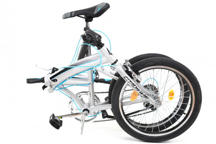 Bicicleta pliabila Dhs 2095 gri 20 inch DHS imagine noua
