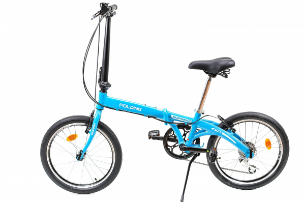 Bicicleta pliabila Supra Folding albastru 20 inch nichiduta.ro imagine noua