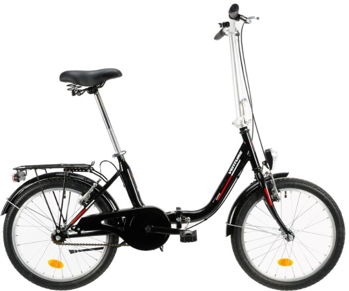 Bicicleta pliabila Venture 2090 negru 20 inch 2090 imagine 2022 protejamcopilaria.ro