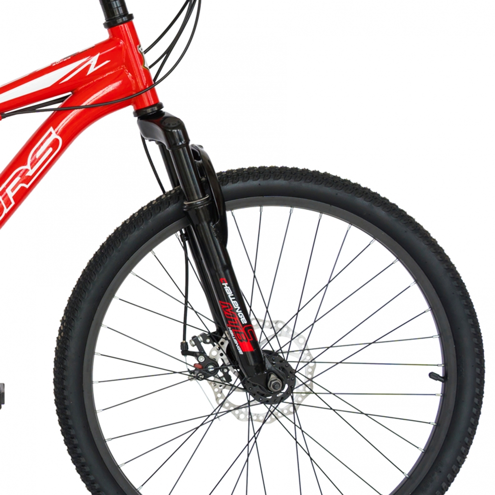 Bicicleta de munte Velors 2410A 24 frana disc 21 viteze rosualb