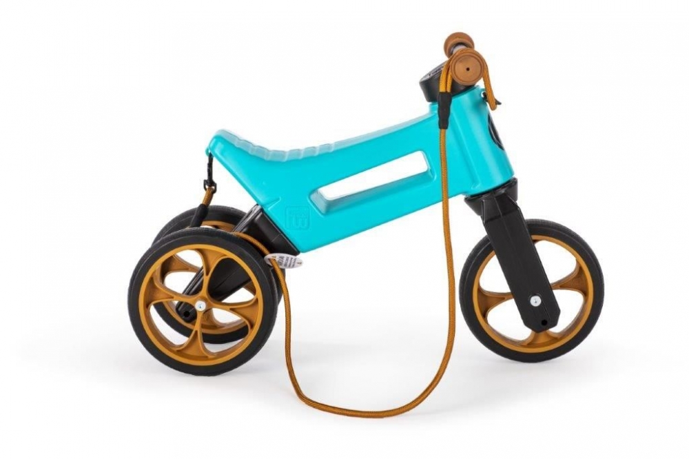 Bicicleta fara pedale 2 in 1 Funny Wheels Rider SuperSport Aqua