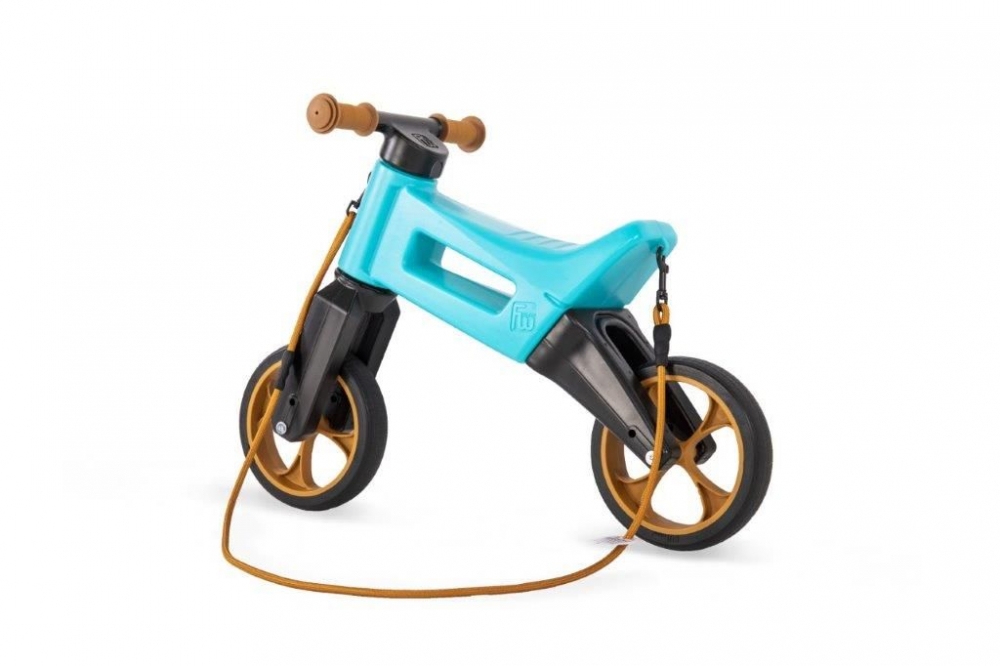 Bicicleta fara pedale 2 in 1 Funny Wheels Rider SuperSport Aqua - 5