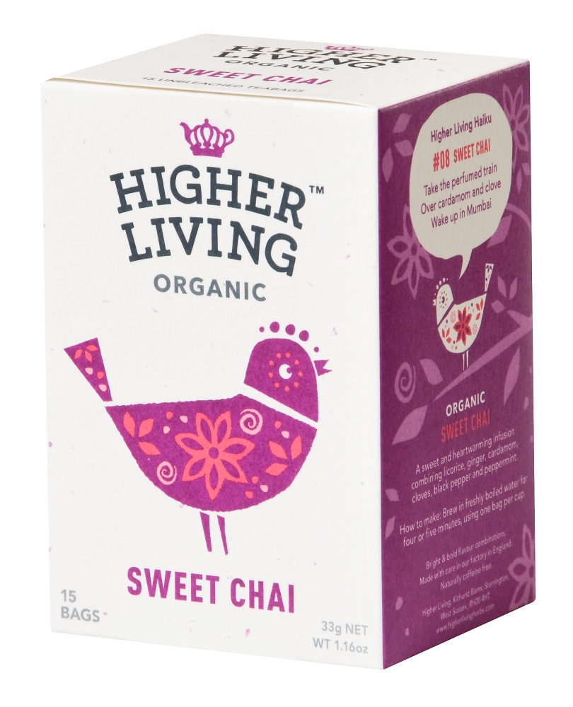 Ceai sweet chai eco 15 plicuri Higher Living