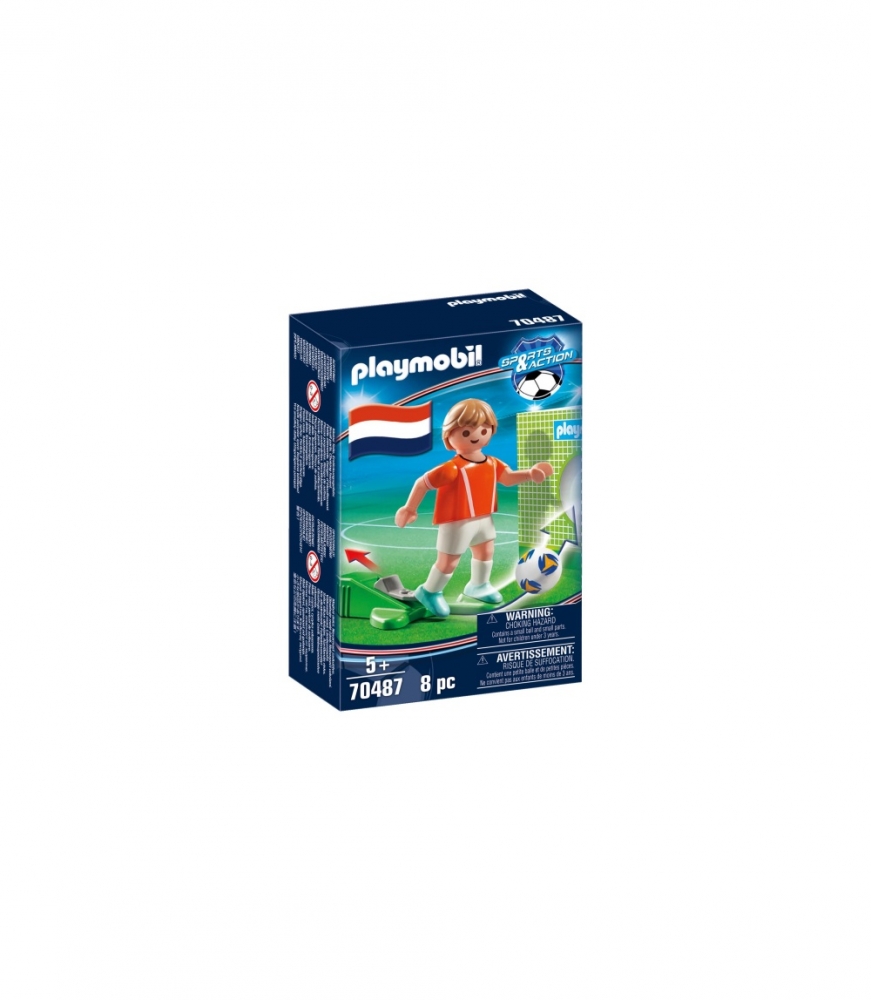 Figurina jucator de fotbal Olanda Playmobil