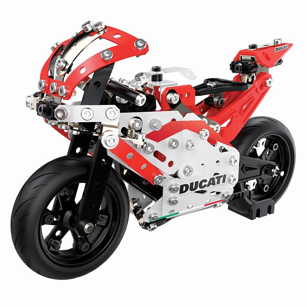 Motocicleta Meccano Ducati moto GP cu suspensie