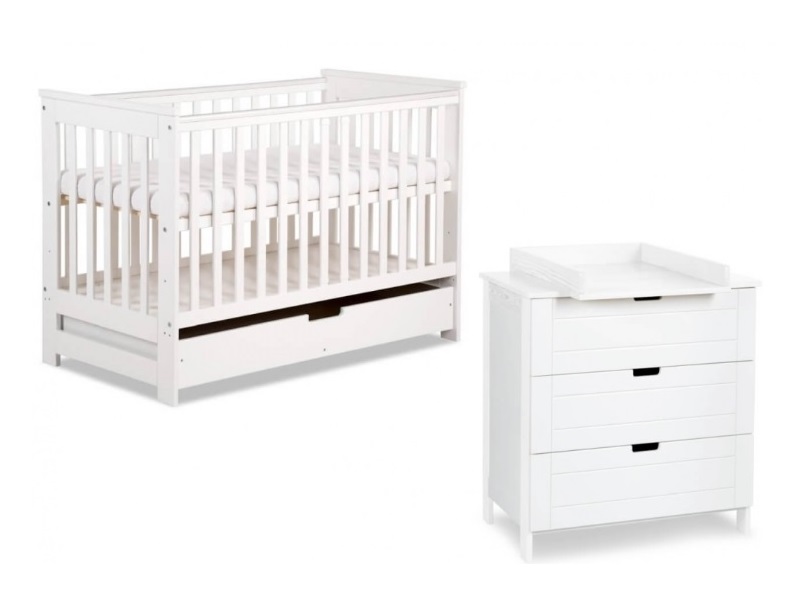 Mobilier camera copii si bebelusi Iwo alb - 5