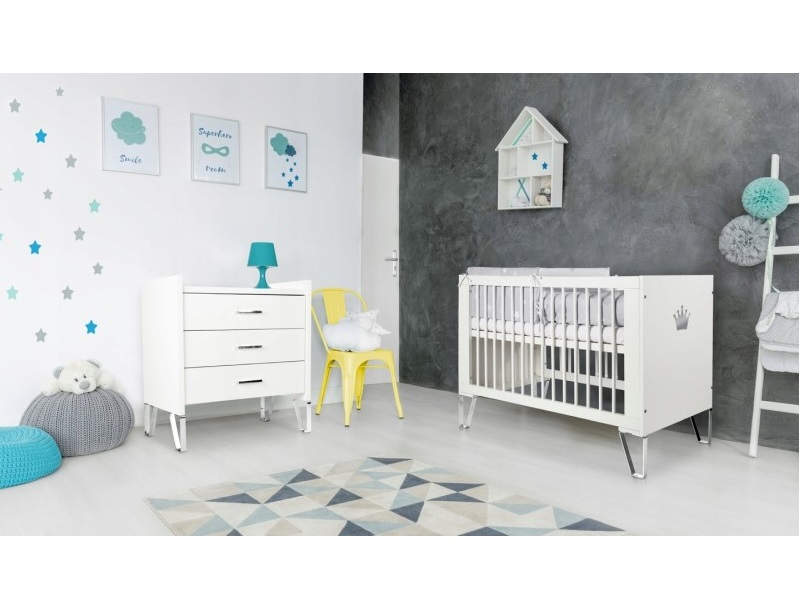 Mobilier camera copii si bebelusi Blanka alb - 5