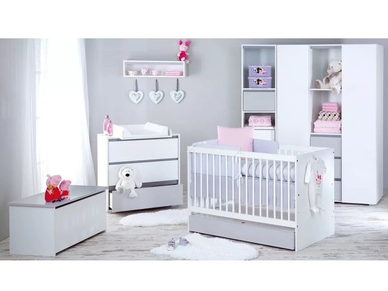 Mobilier camera copii si bebelusi Dalia gri - 6