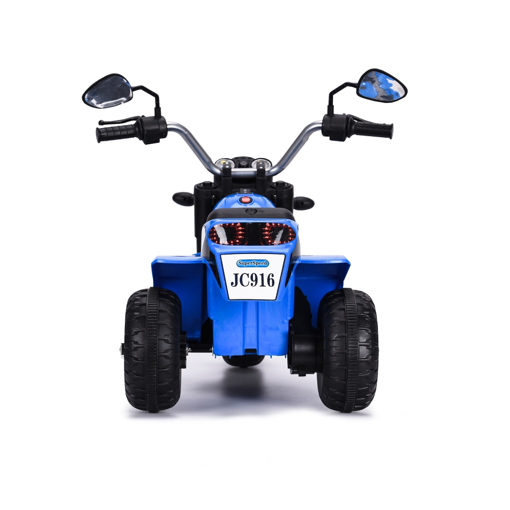 Motocicleta electrica cu scaun din piele Nichiduta Mini 6 volti Blue - 3