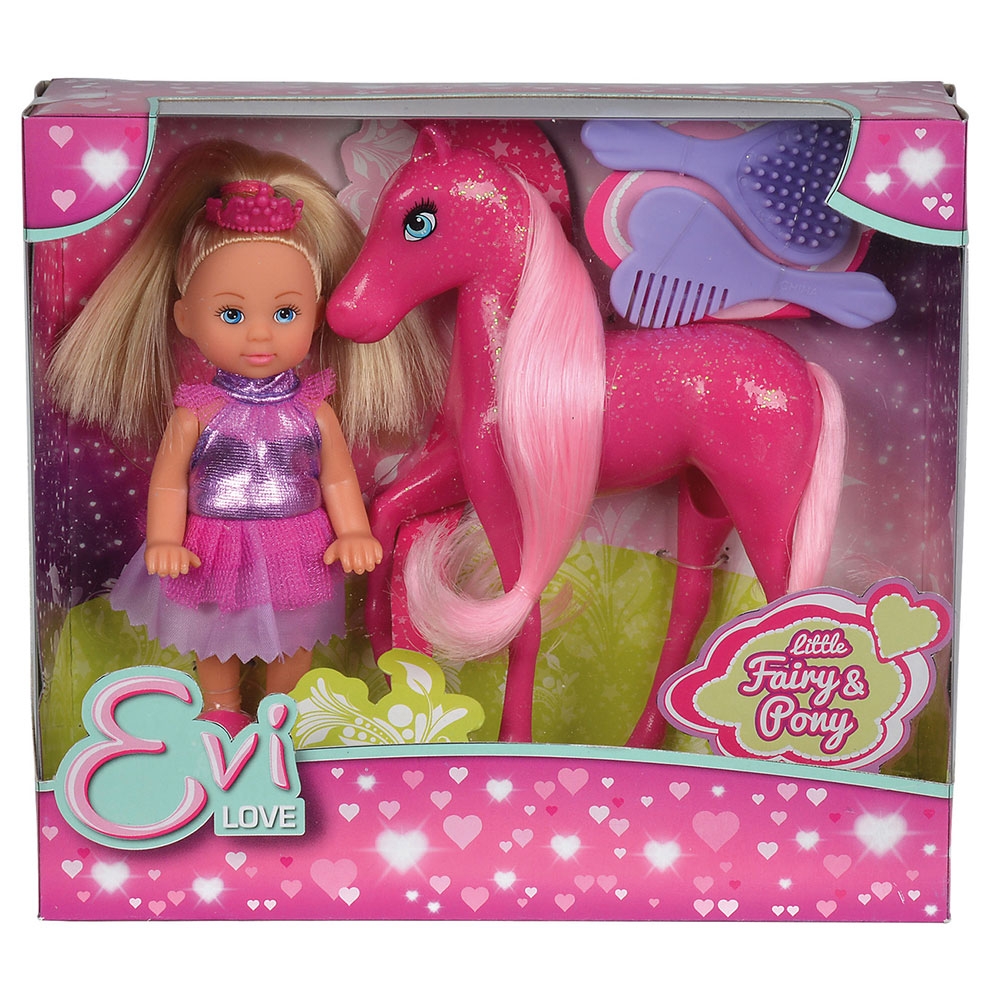 Papusa Simba Evi Love Fairy 12 cm  Pony si accesorii