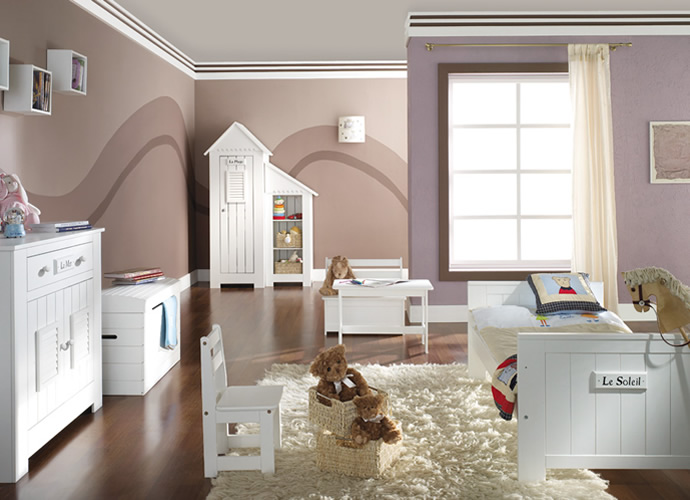 Patut bebelusi transformabil pentru saltea 70x140 cm pinio blanco