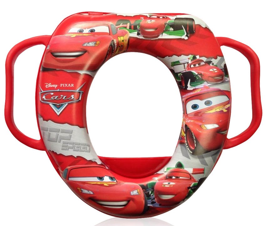 Reductor Moale Pentru Toaleta Cu Manere Disney Cars Red