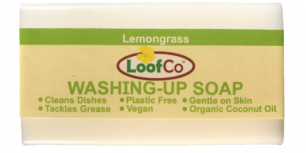 Sapun solid pentru vase cu lemongrass LoofCo100 g Alimentatie
