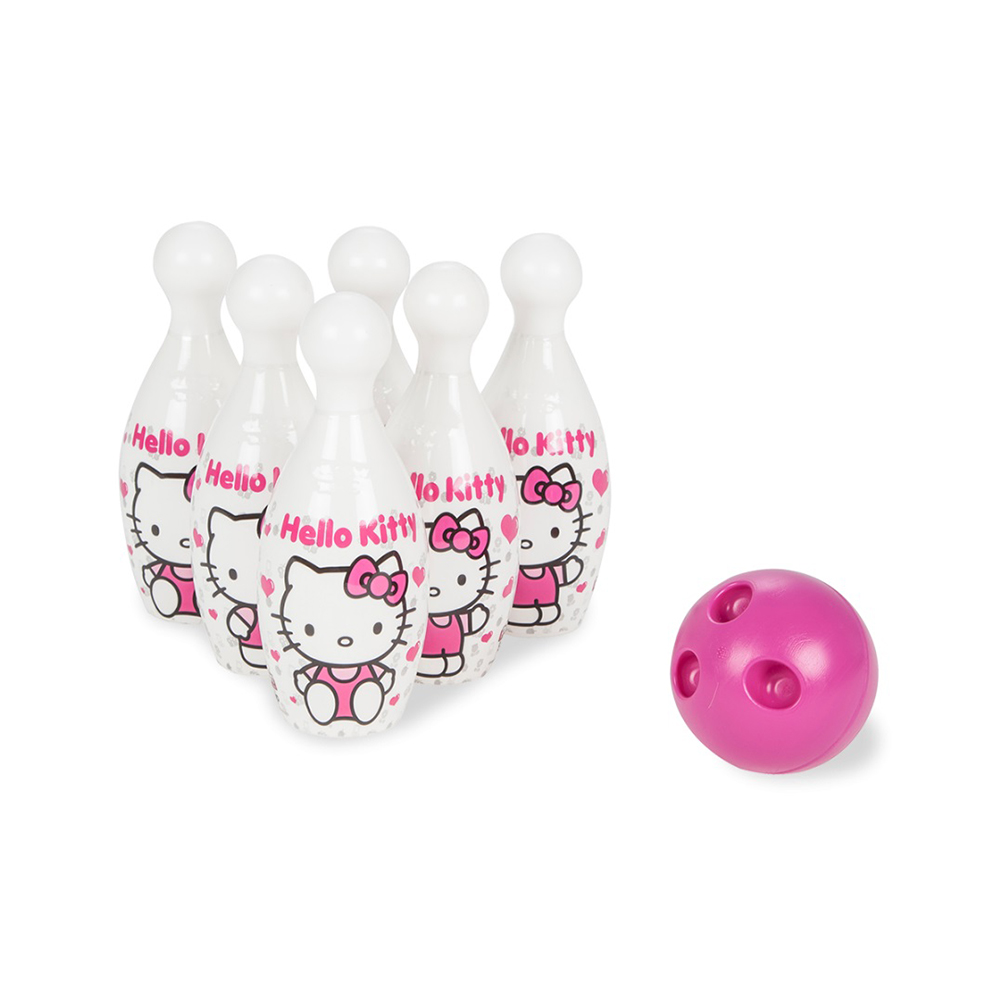 Set bowling cu popice si bila Hello Kitty - 1