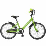 Bicicleta Carpat C2001C 20 V-Brake cu cosulet 7-10 ani verde/negru