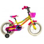 Bicicleta copii Dhs 1404 galben 14 inch