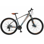 Bicicleta Mtb-Ht 29 Carpat Invictus C2957C cadru aluminiu transmisie culoare gri/portocaliu